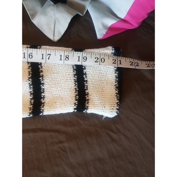 Bar III Womens Tunic Top Knit Striped Long Sleeve High Low Light Size Small - Picture 11 of 12